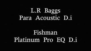 L R Baggs Para D i vs Fishman Platinum Pro EQ D i  원미사운드 [upl. by Odareg]