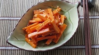 醋醃紅蘿蔔做法 －開胃食譜 Simple Pickle Carrot Recipe [upl. by Cornwall765]