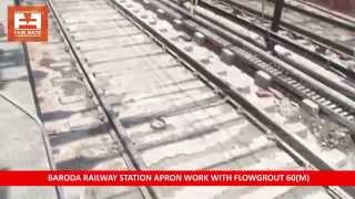 RAILWAY APRON WORK  FLOWGROUT 60M [upl. by Ecylahs]