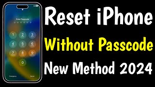 Reset iPhone Without Passcode  Forgot iPhone Passcode How To Unlock iPhone Password [upl. by Derfliw808]