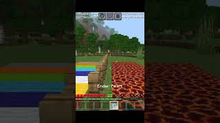 Minecraft rainbow and Magma 💀minecraft shorts [upl. by Sutelc221]