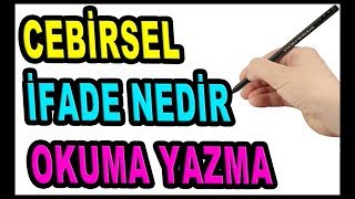 Cebirsel İfadeler Konu Anlatımı 8Sınıf Nedir katsayı Terim Yazma Okuma [upl. by Ttenna]