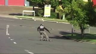 Snow Ski Training On The Street  Road [upl. by Seligman]