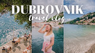 Exploring Dubrovnik 🏖 Old town beaches amp Lopud Island  Croatia travel vlog [upl. by Bayless233]