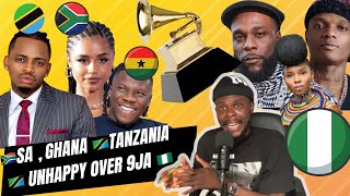 GRAMMYS 2025  South Africa Ghana And Tanzania Attack Grammys Over Nominating Only Nigerian Artist [upl. by Newg458]