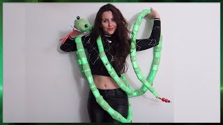 RATELSLANG MAKEN MET RATELLINTEN amp MEER VUURWERK 🐍 [upl. by Assillim47]