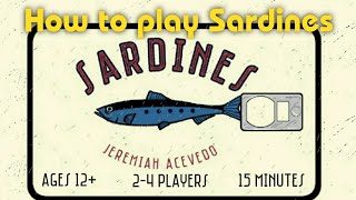 How to play Sardines the card game Official Tutorial [upl. by Nosrettap38]