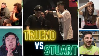 Stuart vs Trueno  MULTIREACCION  4x4 God Level [upl. by Eralc]