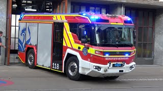 Rosenbauer RT  EHLF  Neues ElektroLöschfahrzeug Berufsfeuerwehr Basel [upl. by Ardnaeed77]