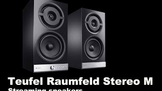 018 Teufel Raumfeld Stereo M streaming speakers review [upl. by Symons]