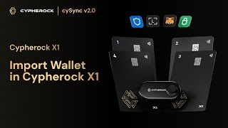 How to Import Wallet in Cypherock X1 Hardware Wallet [upl. by Jerold724]