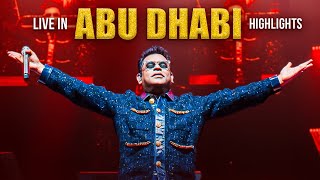 AR Rahman Live in Abu Dhabi Highlights  ARRahman [upl. by Thanos800]