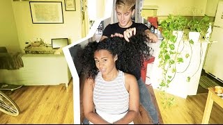 HOW TO STYLE CURLY HAIR 💁🏾  DamonAndJo [upl. by Eiknarf]