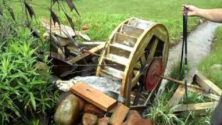 Home made water wheel [upl. by Bette-Ann]