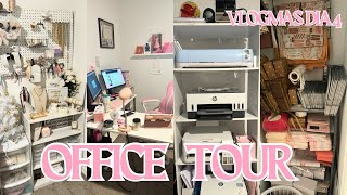 MINI TOUR POR MI OFICINA VLOGMAS DIA 4 [upl. by Aivlys]