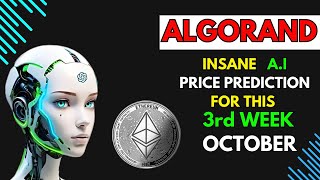 Crazy ALGORAND Price Prediction for THIS WEEK by AI [upl. by Calendre865]