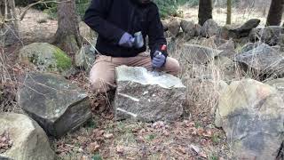 Splitting Granite Stone [upl. by Merat]