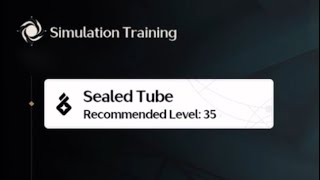 Sealed Tube Level 35  Simulation Training  Wuthering Waves [upl. by Adnilrem418]