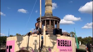 „Extinction Rebellion“Rede an der Siegessäule [upl. by Akiv]