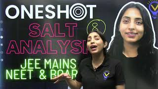 Salt Analysis one shot  JEE MainNEET 🚀All concepts amp Short Cuts  jeemains jee jee2024 [upl. by Eiralav]