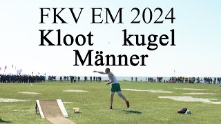 FKV EM 2024 Klootschießen Männer [upl. by Anitnamaid]