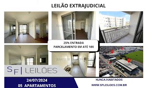 Leilão 05 Apartamentos em Londrina  PR 24072024 [upl. by Filmore]