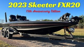 My 2023 Skeeter FXR20 75th Anniversary Skeeter Boat Walk Through [upl. by Dwayne823]