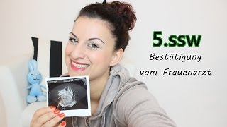 5 SSW  Bestätigung vom Frauenarzt  Babyartikelde [upl. by Mae]