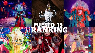 RANKING  PUESTO 15  QUIEN ES LA MASCARA [upl. by Nrev]