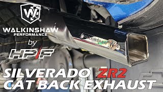 HPF POWER UPGRADES  ZR2 Walkinshaw Cat Back exhaust [upl. by Joed]