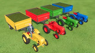 COLORS OF TRACTOR amp GRASS LOADING IN FS22  FARMING SIMULATOR 22 [upl. by Joung555]