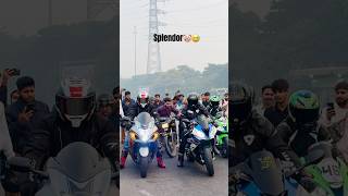 Chapri rider splendor wala 🤡🤣chapririder shortsviralyoutubeshorts [upl. by Rafi]