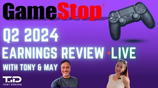 GME Q2 2024 Earnings Review LIVE  What Next For Gamestop Amidst Falling Sales [upl. by Ahsata298]