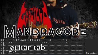 MANDRAGORE GOJIRA GUITAR TAB POSSESSED DEMO [upl. by Marte]