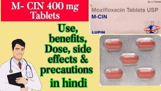 M cin 400 mgm cin tablet uses in hindiMoxifloxacin 400 mg tablet uses in hindihealthtipswithkhan [upl. by Rexer]