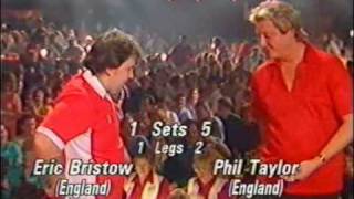 Eric Bristow vs Phil Taylor  1990 World Finals Part 13 [upl. by Niltak]