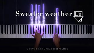 The Neighbourhood  Sweater Weather Piano Cover [upl. by Elliott]