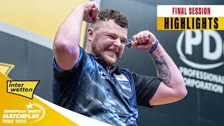 THRILLING FINALE  QFs SFs amp Final Highlights  2023 German Darts Open [upl. by Virgel]