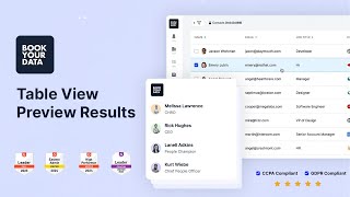 Table View  Preview Results  Bookyourdata [upl. by Einaeg239]