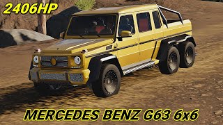 2406HP MERCEDES BENZ G63 6X6 DRAG TUNE IN CPM2  CAR PARKING MULTIPLAYER 2 NEW UPDATE [upl. by Nrublim589]