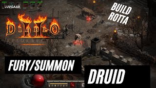 Werewolf FurySummoner DRUID  Diablo II Resurrected [upl. by Barde]