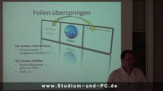 PowerPoint Präsentation steuern  während der Präsentation  httpwwwStudiumundPCde [upl. by Roy]