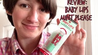 Review Baby Lips  Mint Please Winter 2015 Collection [upl. by Chaney96]