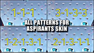 ALL BINGO PATTERN FOR ASPIRANTS SKIN  MOBILE LEGENDS ASPIRANTS [upl. by Pincus474]