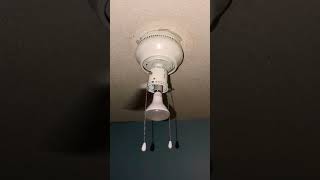 Ceiling fan wobbling with light bulb falling out remake ceilingfan beats memes shorts [upl. by Beedon936]