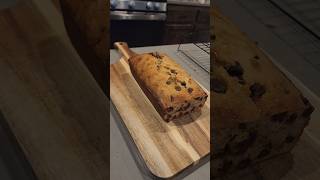 Banana Bread with chocolate chips 🍌 🍞 Who wants a slice [upl. by Odnamra]