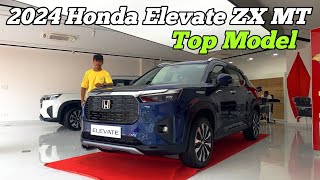 Creta और seltos को कांटे की टक्कर  2024 Honda Elevate ZX MT  Top Model  Review [upl. by Tymothy249]