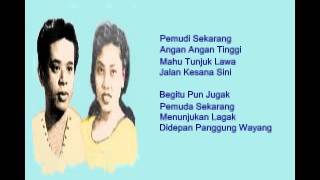 R Azmi amp Rokiah Wandah  Pemuda Pemudi  With Lyrics [upl. by Llerehs]