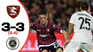 Salernitana Vs Spezia 33 All Goals Penalties 54 Extended Highlights amp Analysis [upl. by Bohlin]