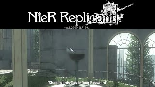 NieR Replicant quotShadowlord Castles Door Passwordquot [upl. by Atiuqnahs50]